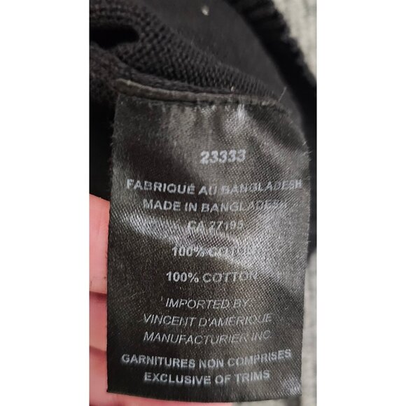 Vincent DAmérique Black V-Neck Sweater M - Picture 8 of 9